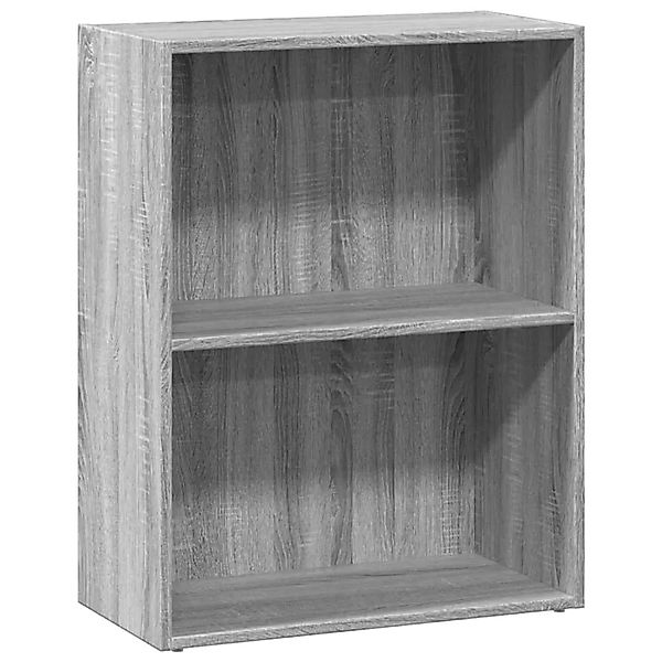vidaXL Bücherregal Grau Sonoma 60x30x77 cm Holzwerkstoff 857895 günstig online kaufen
