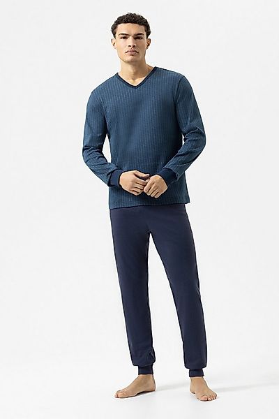 Mey Schlafanzug Serie Wintery Klassisches Fischgrätmuster (2 tlg) Reine Bau günstig online kaufen