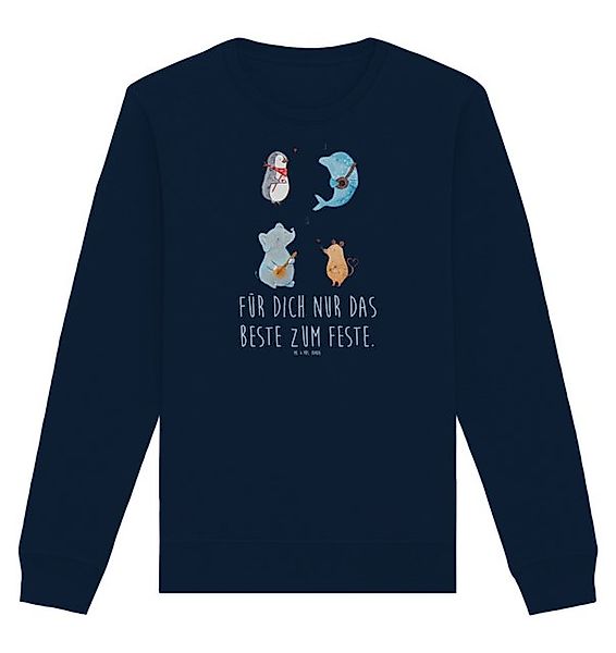 Mr. & Mrs. Panda Longpullover Big Band Größe XXL - French Navy - Geschenk, günstig online kaufen