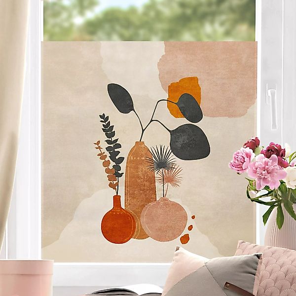 Fensterfolie Boho Vasen günstig online kaufen