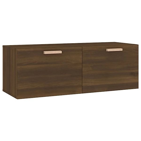 vidaXL Wandschrank Braun Eichen-Optik 100x36,5x35 cm Holzwerkstoff Modell 1 günstig online kaufen