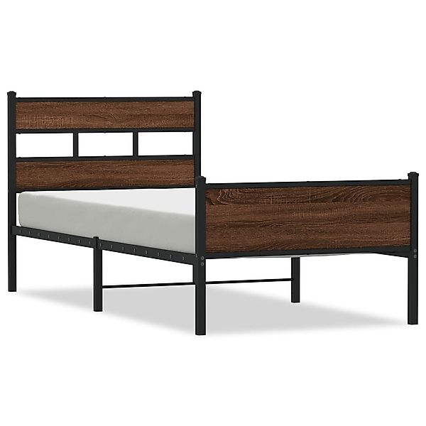 vidaXL Bett Bettgestell ohne Matratze Braun günstig online kaufen