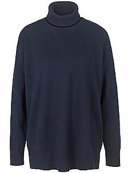Pullover aus 100% Kaschmir Peter Hahn Cashmere blau günstig online kaufen
