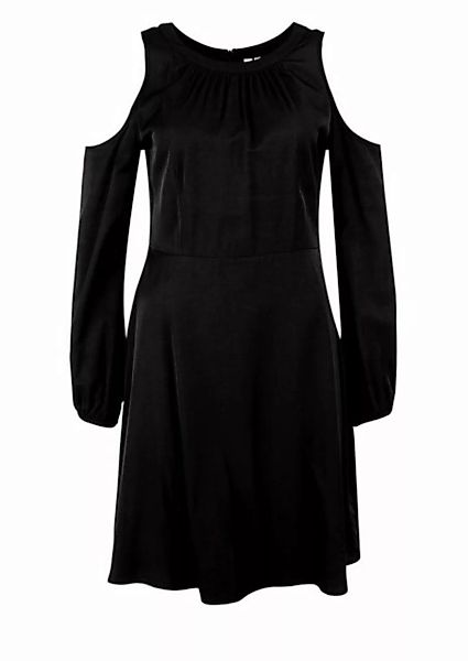 QS A-Linien-Kleid Satin-Kleid günstig online kaufen