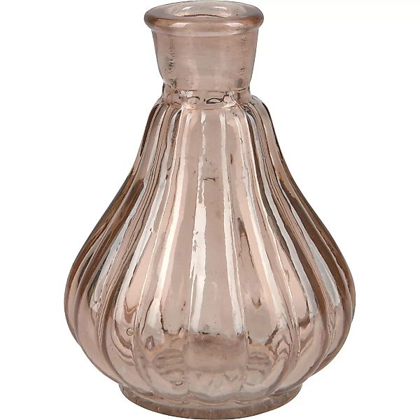 Vase Desert Flower Glas 11,43 cm x Ø 8,25 cm  Rosa günstig online kaufen