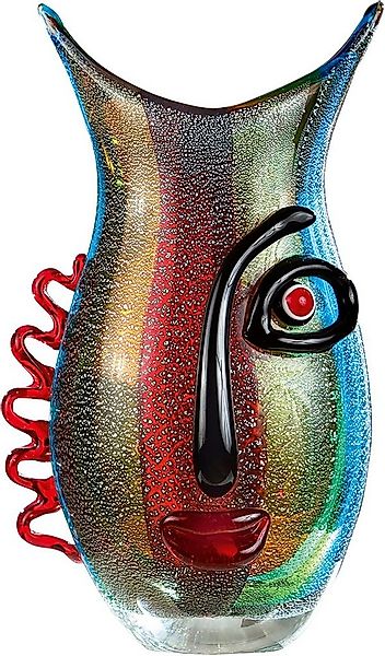 GILDE GLAS art Tischvase Red Vista (1 St), aus Glas, Höhe ca. 32 cm günstig online kaufen