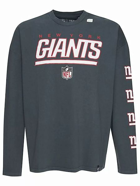 Recovered Langarmshirt NFL New York Giants Oversized L/S Washed GOTS zertif günstig online kaufen