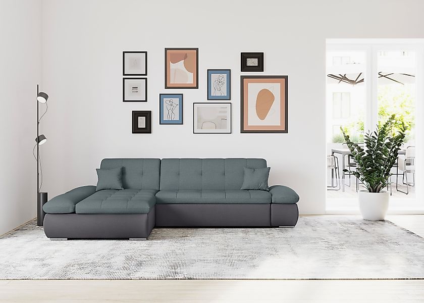 DOMO collection Ecksofa "Moric, L-Form, XXL-Sofa - Breite 300cm, viel Platz günstig online kaufen