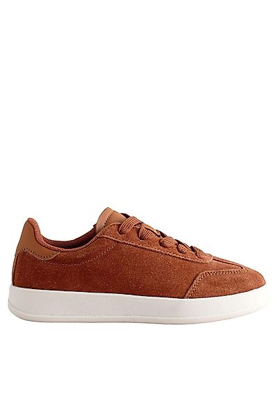 Next Elegante Schnürsneaker aus Veloursleder Schnürschuh günstig online kaufen