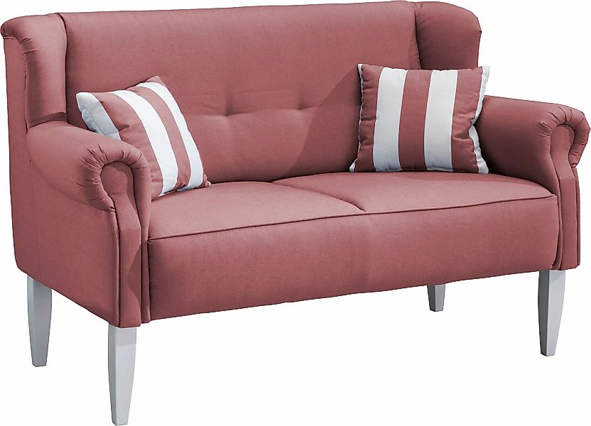 Home affaire Küchensofa "Moro", inkl. 2 Stk. Zierkissen gestreift, verschie günstig online kaufen