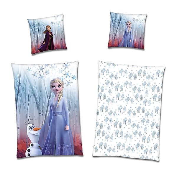 Familando Kinderbettwäsche Disney Frozen Eiskönigin 135x200 günstig online kaufen