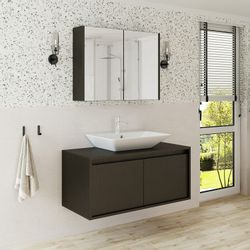 Roomart Badmöbel-Set ATL-3TLG-100, (Badezimmermöbel Set Unterschrank günstig online kaufen