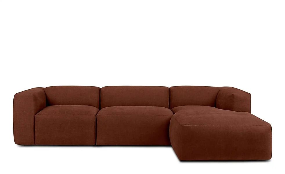 KONSIMO Ecksofa   ¦ orange ¦ Maße (cm): B: 285 H: 73 Polstermöbel > Sofas > günstig online kaufen