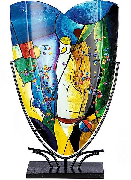 Casablanca by Gilde Tischvase Magic, Dekovase (1 St), Vase aus Glas, mit sc günstig online kaufen