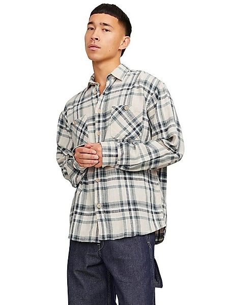 Jack & Jones Langarmhemd JJEMICHAEL OVERSHIRT (1-tlg) günstig online kaufen
