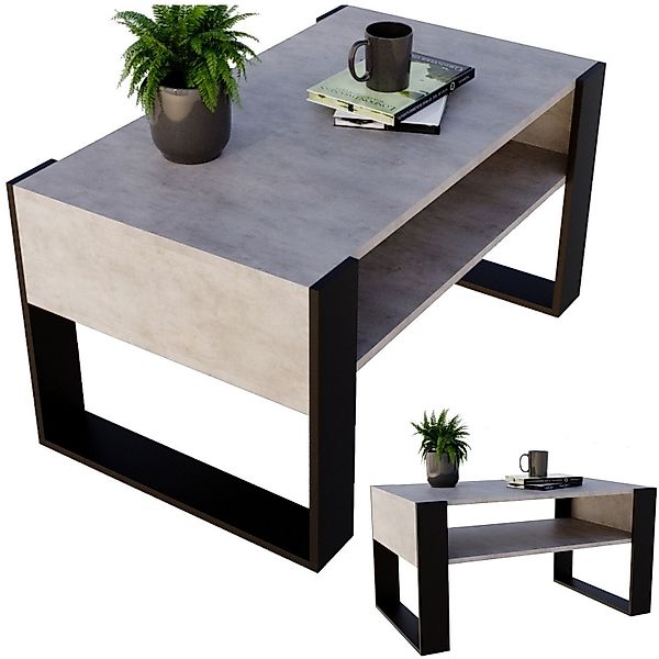 CraftPAK Couchtisch Wohnzimmer Tisch für Couch günstig online kaufen