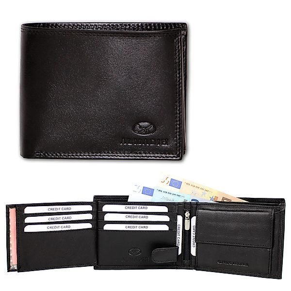 ALMADIH Brieftasche Leder P2Q Portemonnaie RFID günstig online kaufen