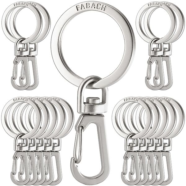 FABACH Schlüsselanhänger Karabiner mit drehbarem Schlüsselring günstig online kaufen