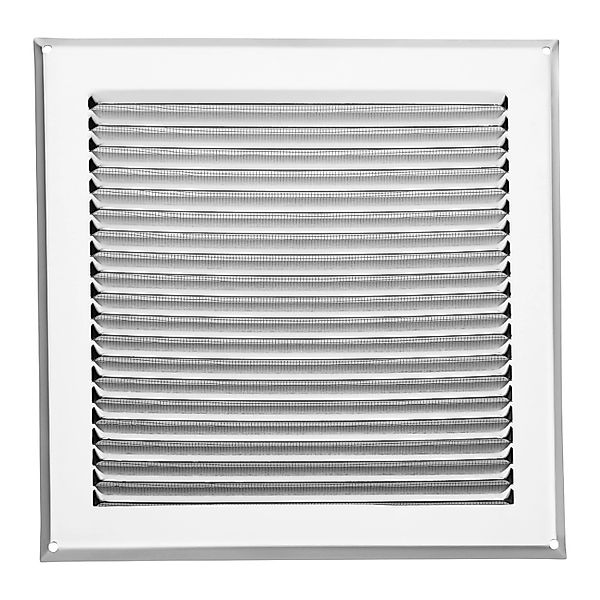 SOTECH Aluminium-Lüftungsgitter 250 x 250 mm Edelstahloptik Aufschraubbar m günstig online kaufen