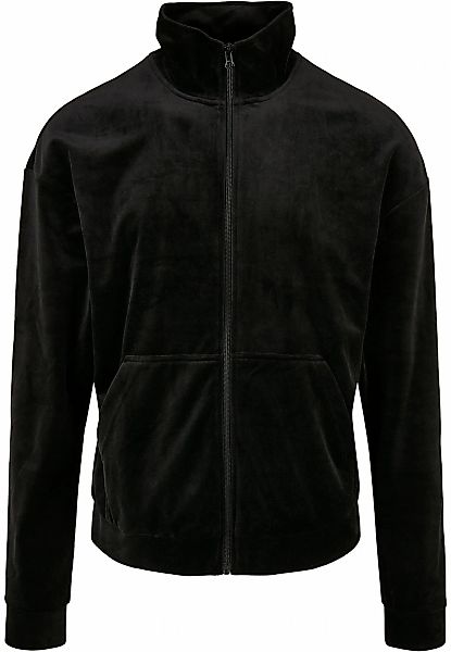 URBAN CLASSICS Strickfleecejacke "Urban Classics Herren Velvet Jacket", (1 günstig online kaufen