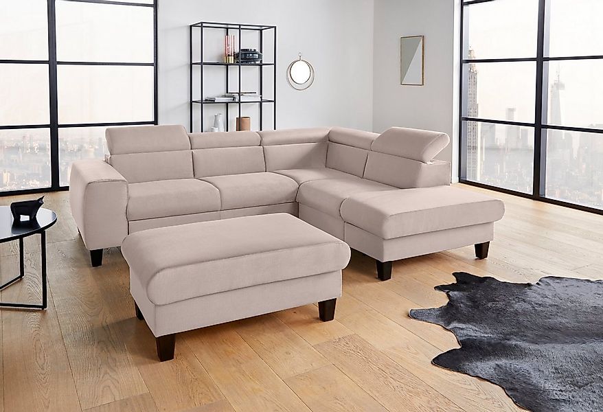 COTTA Polstergarnitur "Morven L-Form", (Set), Set bestehend aus: Ecksofa mi günstig online kaufen