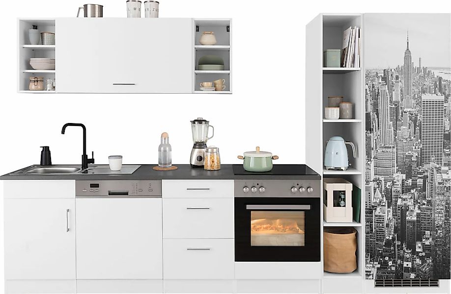 HELD MÖBEL Küchenzeile "Paris", ohne E-Geräte, Breite 310 cm günstig online kaufen