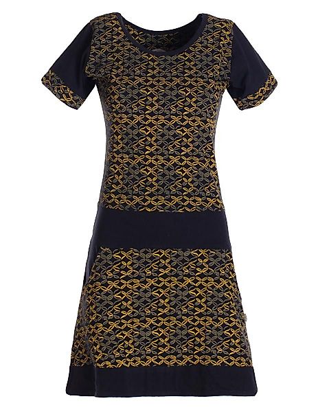 Vishes Tunikakleid Damen Longshirt-Kleid kurzarm Mini-Kleid günstig online kaufen