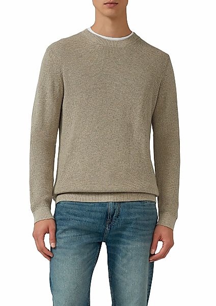 s.Oliver Strickpullover langarm, Grob-Strick günstig online kaufen