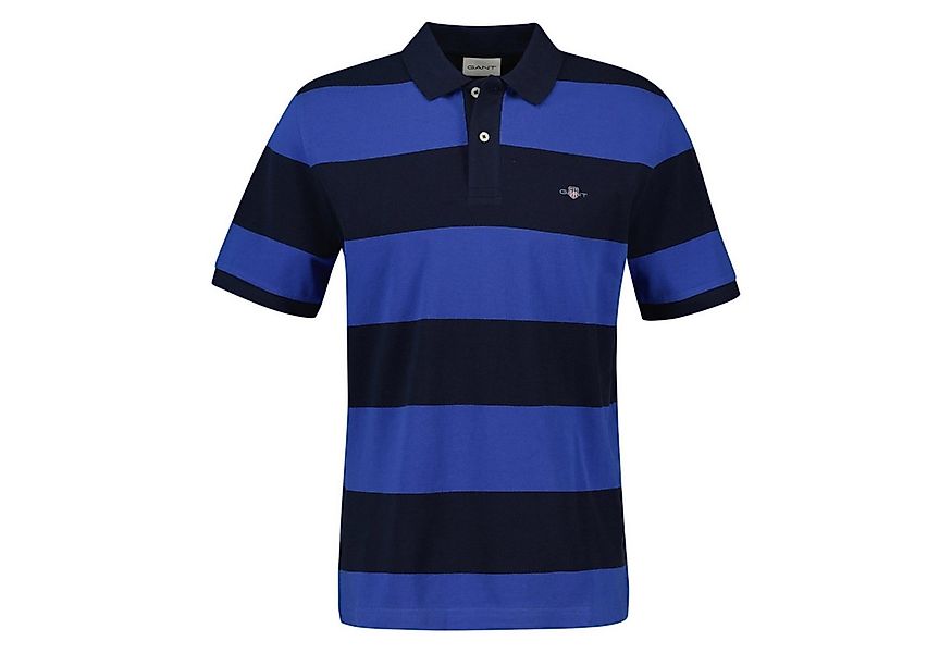 Gant Poloshirt Herren Poloshirt Baumwolle BLOCK STRIPE POLO günstig online kaufen