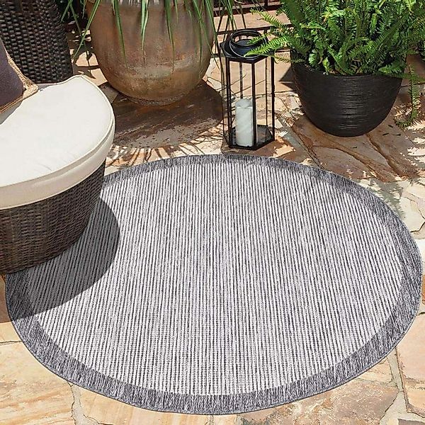 Carpet City Outdoorteppich "Outdoor 470" rund 5 mm Höhe UV-beständig, Flach günstig online kaufen