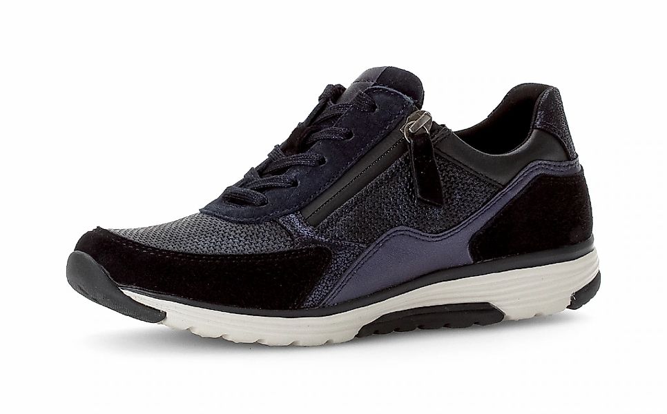 Gabor Rollingsoft Keilsneaker, Komfortschuh, Halbschuh, Schnürschuh mit Log günstig online kaufen