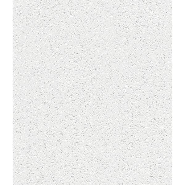 Rasch Vliestapete Wallton 127409 Uni Weiß 10,05 mx0,53 m günstig online kaufen