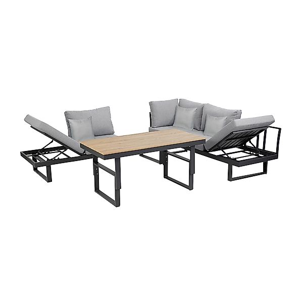 Greemotion Gartenlounge-Set mit Esstisch [San Jose] günstig online kaufen
