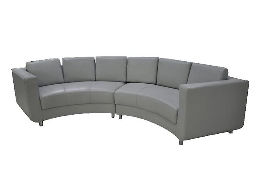 JVmoebel Sofa Rundes Sofa Wohnmöbel Leder Sofas Couchen Polster Sitz Landsc günstig online kaufen