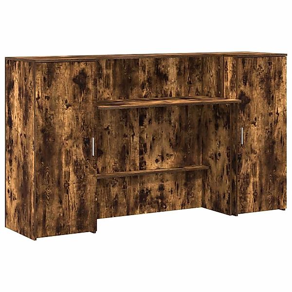 vidaXL Empfangstheke Räuchereiche 180x50x103,5 cm Holzwerkstoff 3324209 günstig online kaufen