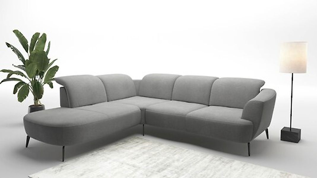 sit&more Ecksofa »Zoe«, ink.Sitztiefenverstellung, wahlweise mit Kopfteilve günstig online kaufen