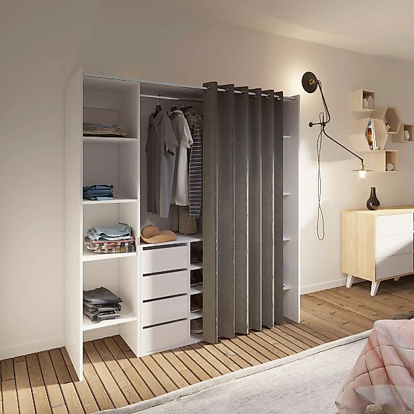 TemaHome Kleiderschrank "TOM", ausziehbar auf 185,3 cm günstig online kaufen