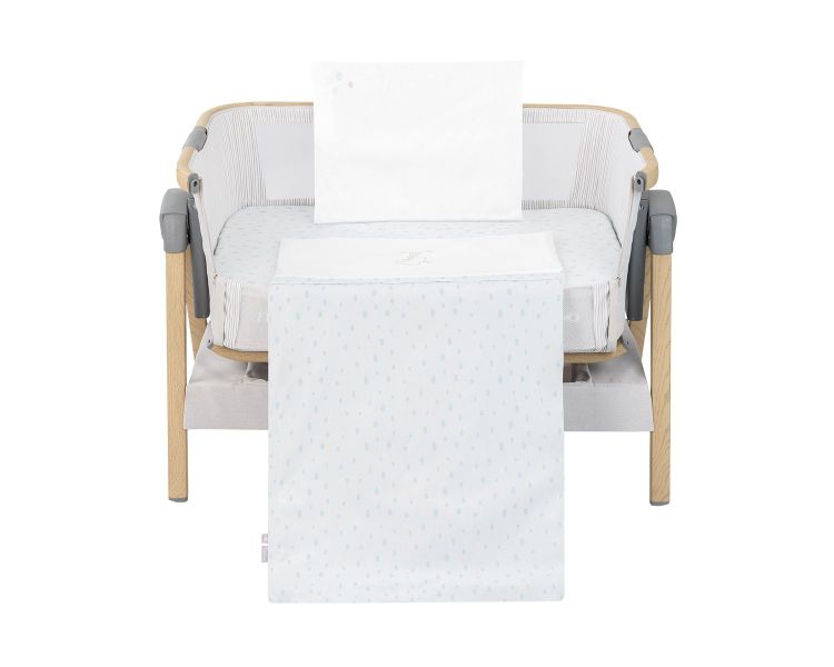 Kikkaboo Babybettwäsche Babywiege Bettwäsche-Set 5-tlg, Baumwolle, günstig online kaufen