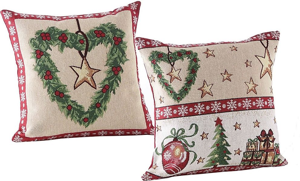 Dreams Kissenhülle Weihnachtszeit, Weihnachtsdeko, (2 Stück) günstig online kaufen