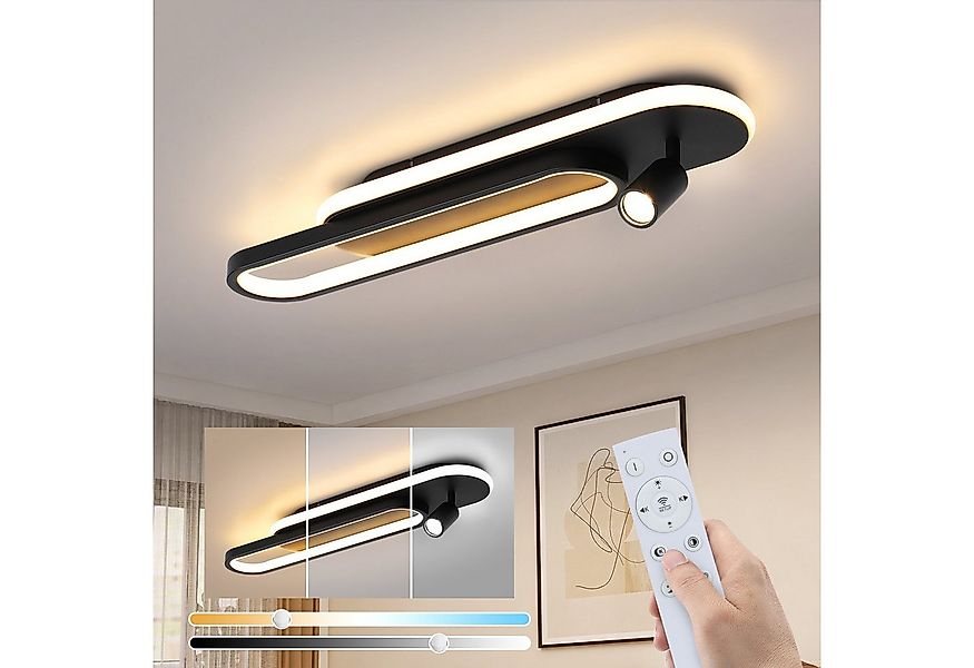 Nettlife LED Deckenleuchte LED Deckenleuchte Dimmbar mit 1 Deckenstrahler 4 günstig online kaufen