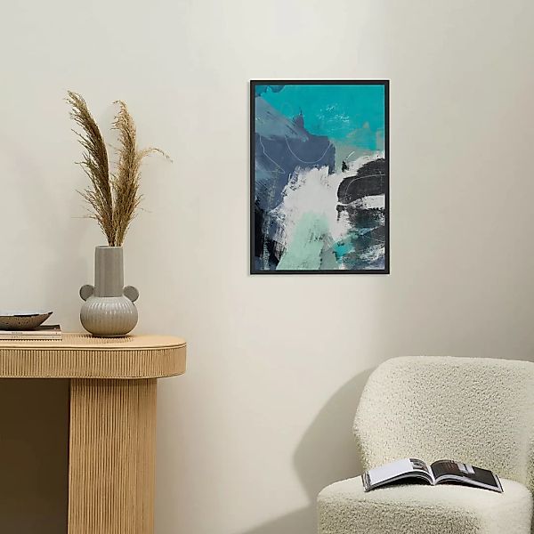 Flood Waves, gerahmter Kunstdruck von Ana Rut Bre (A2) - MADE.com günstig online kaufen
