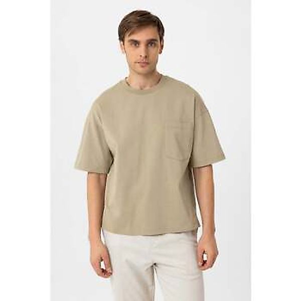 Antioch  T-Shirt Akihiko Chest Pocket Cotton Crewneck T-Shirt günstig online kaufen