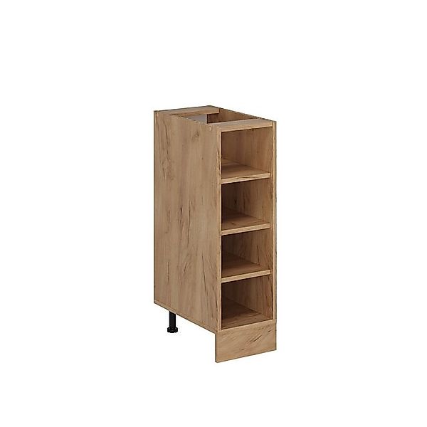 Vicco Küchenregal R-Line Offener Küchenschrank Goldkraft Eiche 25 cm ohne A günstig online kaufen