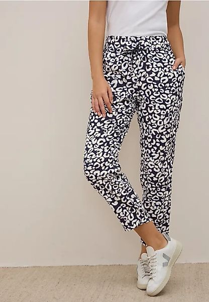 Gemusterte Loose Fit Hose günstig online kaufen