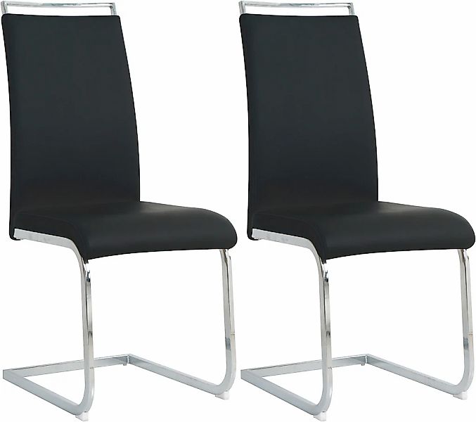 INOSIGN Freischwinger, (Set), 2 St., Kunstleder, mit Wellenunterfederung günstig online kaufen