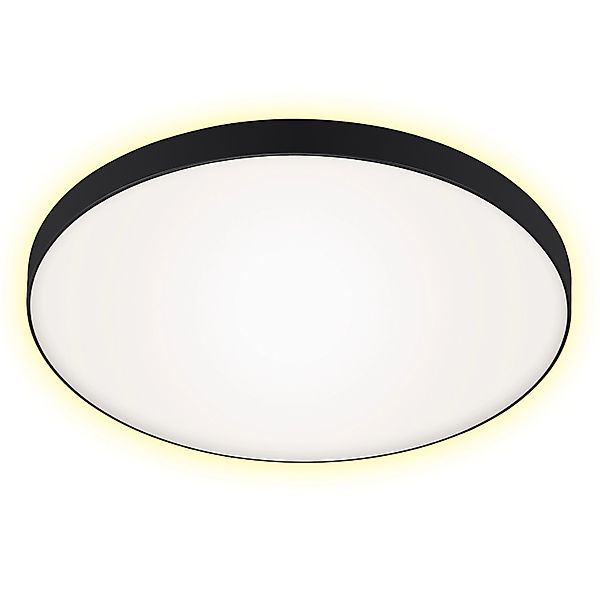 Briloner LED-Deckenleuchte Simpa Backlighteffekt 35,5 cm x 6,5 cm Schwarz-W günstig online kaufen