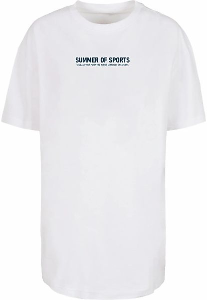 Merchcode T-Shirt "Merchcode Ladies Summer Of Sports b Oversized Tee" 1 Stk günstig online kaufen