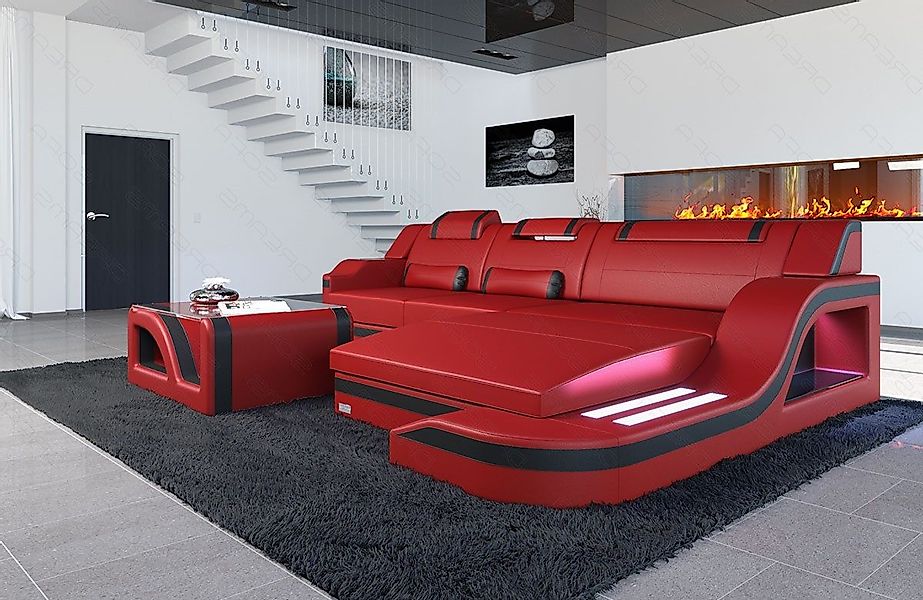 Sofa Dreams Ecksofa Ledersofa Palermo L günstig online kaufen