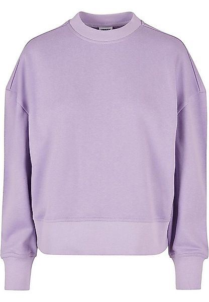 URBAN CLASSICS Sweater Urban Classics Damen Ladies Oversized Terry Crewneck günstig online kaufen
