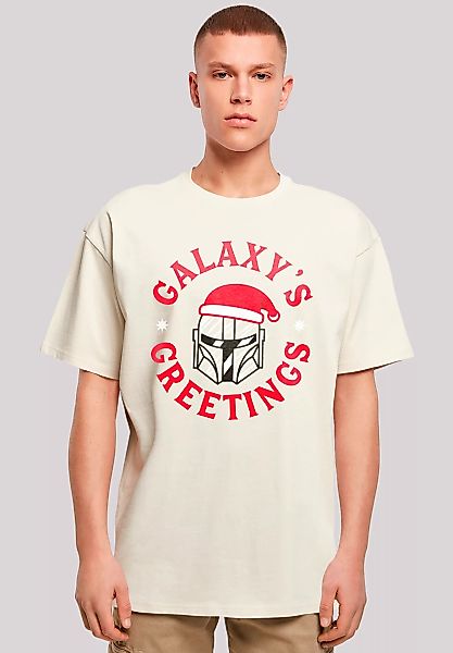 F4NT4STIC T-Shirt "Star Wars Mando Galaxy´s Greetings", Premium Qualität günstig online kaufen